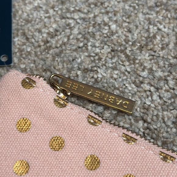 Danny Lee | Pencil Case in Pink & Gold Polka Dot - Picture 4 of 12